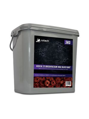 Rascal 25 Brodifacoum Wax Block Bait 5kg