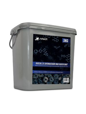Rascal 25 Difenacoum Wax Block Bait 